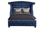 Sophia Queen bed Blue