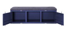 Cargo Bench (Storage); Gray Fabric & Blue 35942