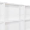 Wooden Twin Size House Bed with 2 Drawers; Kids Bed with Storage Shelf; White