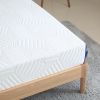 10 Inch Queen Gel Memory Foam Mattress; White; Bed in a Box; Green Tea and Cooling Gel Infused; CertiPUR-US Certified