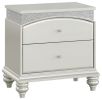 Maverick Nightstand; Platinum 21803