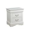Louis Philippe Nightstand in White 23833