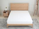 10 Inch Queen Gel Memory Foam Mattress; White; Bed in a Box; Green Tea and Cooling Gel Infused; CertiPUR-US Certified