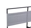 V4 Metal Bed Frame 14 Inch Queen Size with Headboard and Footboard; Mattress Platform with 12 Inch Storage Space