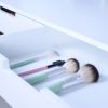 Wooden Mirror Vanity Desk Makeup Table; White