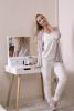 Wooden Mirror Vanity Desk Makeup Table; White